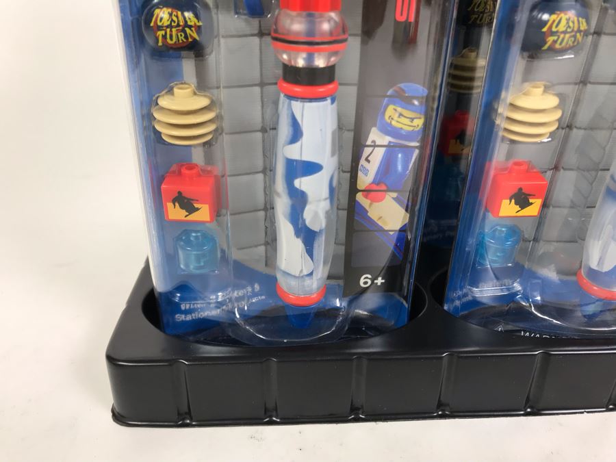 New 2003 LEGO Sports Snowboard Boy Writing System Pens By The CDM Company - 6 Pens [Photo 5]