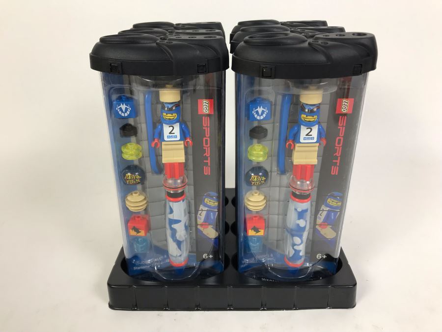 New 2003 LEGO Sports Snowboard Boy Writing System Pens By The CDM Company - 6 Pens [Photo 2]