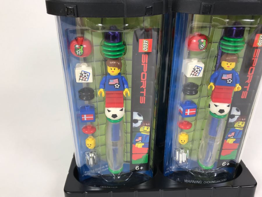 New 2003 LEGO Sports Soccer Girl Writing System Pens By The CDM Company - 6 Pens [Photo 7]