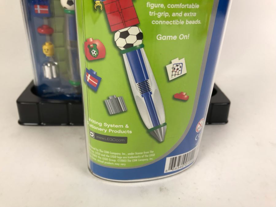 New 2003 LEGO Sports Soccer Girl Writing System Pens By The CDM Company - 6 Pens [Photo 10]