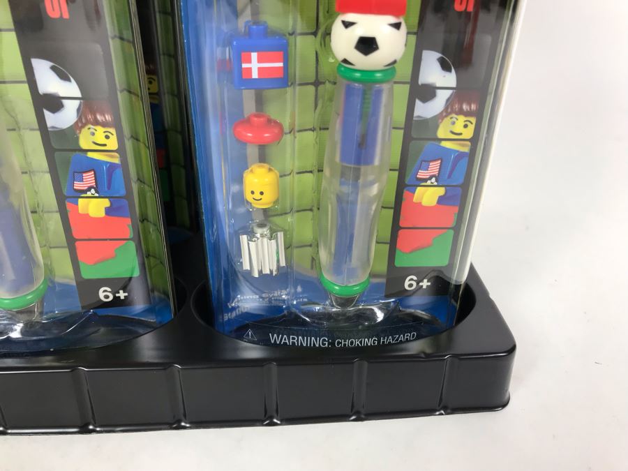 New 2003 LEGO Sports Soccer Girl Writing System Pens By The CDM Company - 6 Pens [Photo 6]