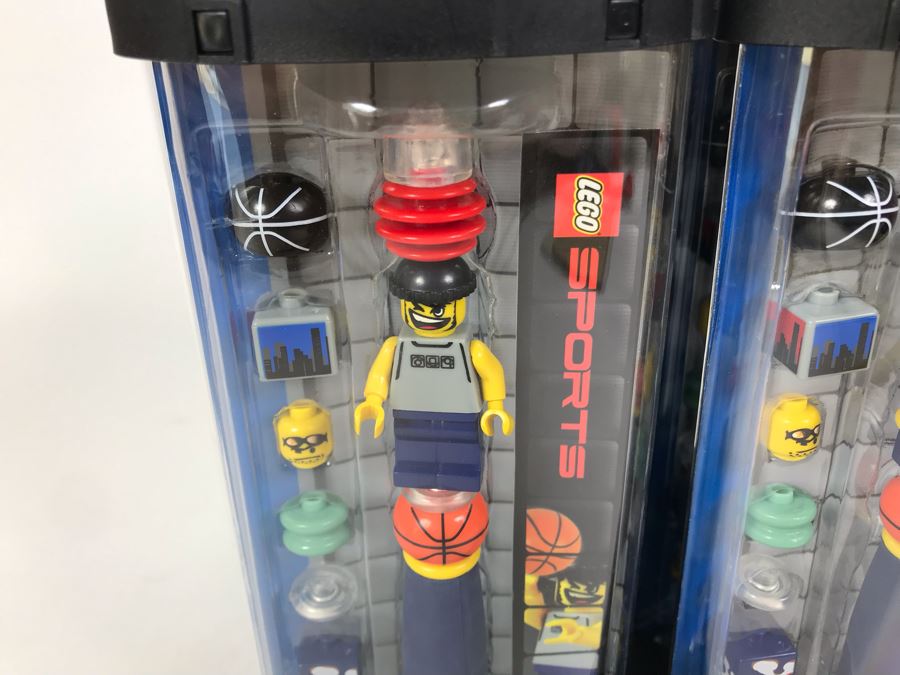 New 2003 LEGO Sports Street Basketball Writing System Pens By The CDM Company - 6 Pens [Photo 4]