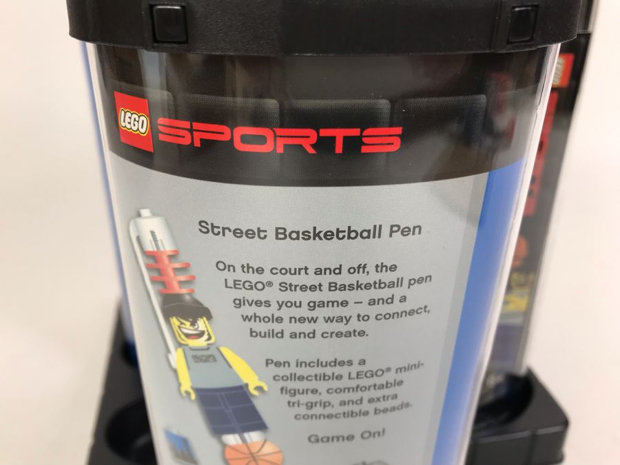 New 2003 LEGO Sports Street Basketball Writing System Pens By The CDM Company - 6 Pens [Photo 7]