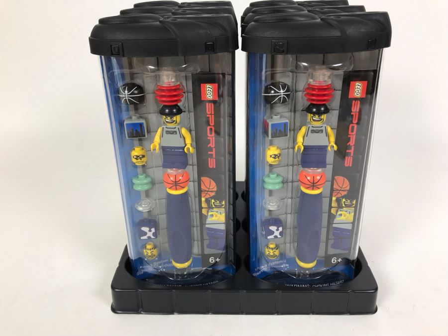 New 2003 LEGO Sports Street Basketball Writing System Pens By The CDM Company - 6 Pens [Photo 3]