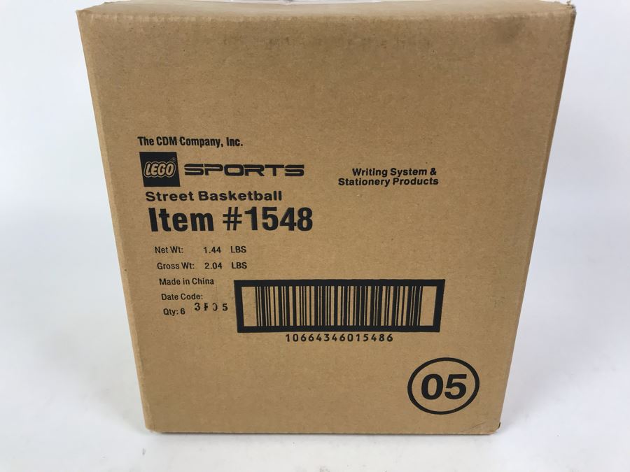 Sealed Box Of New 2003 LEGO Sports Street Basketball Writing System Pens By The CDM Company - 6 Pens [Photo 3]