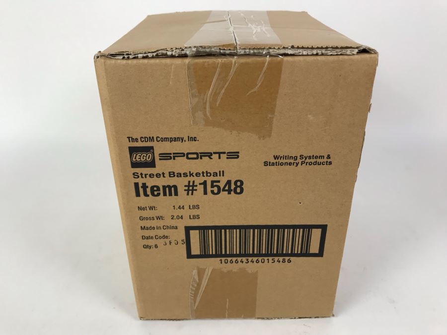 Sealed Box Of New 2003 LEGO Sports Street Basketball Writing System Pens By The CDM Company - 6 Pens [Photo 4]