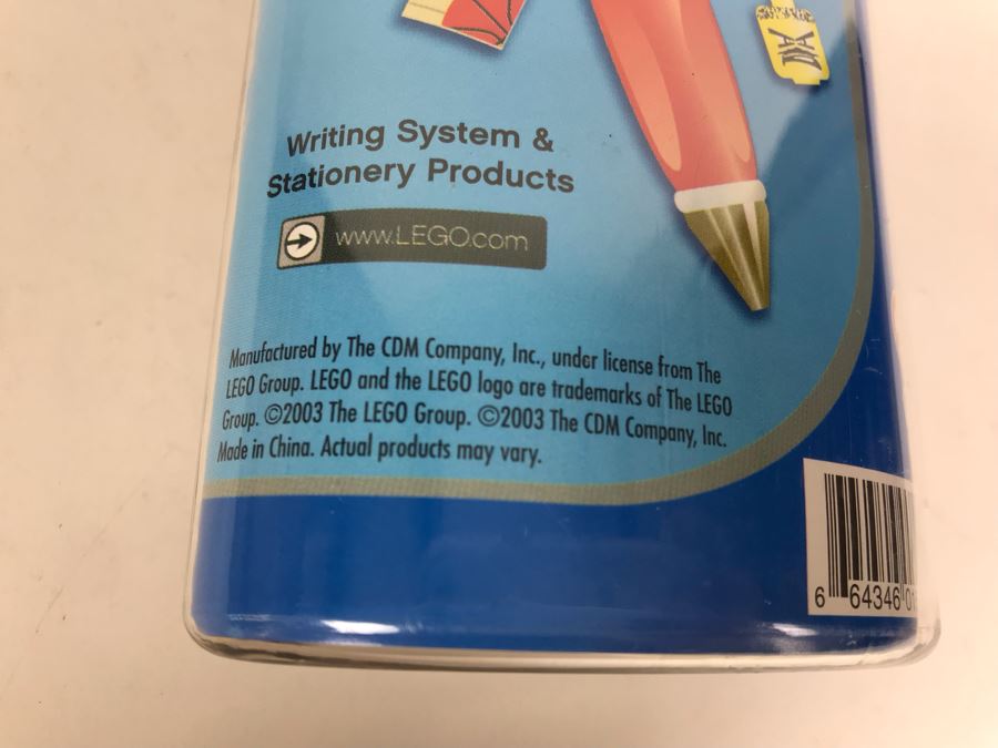 Sealed Box Of New 2003 LEGO Sports Pro Basketball Writing System Pens By The CDM Company - 6 Pens [Photo 10]
