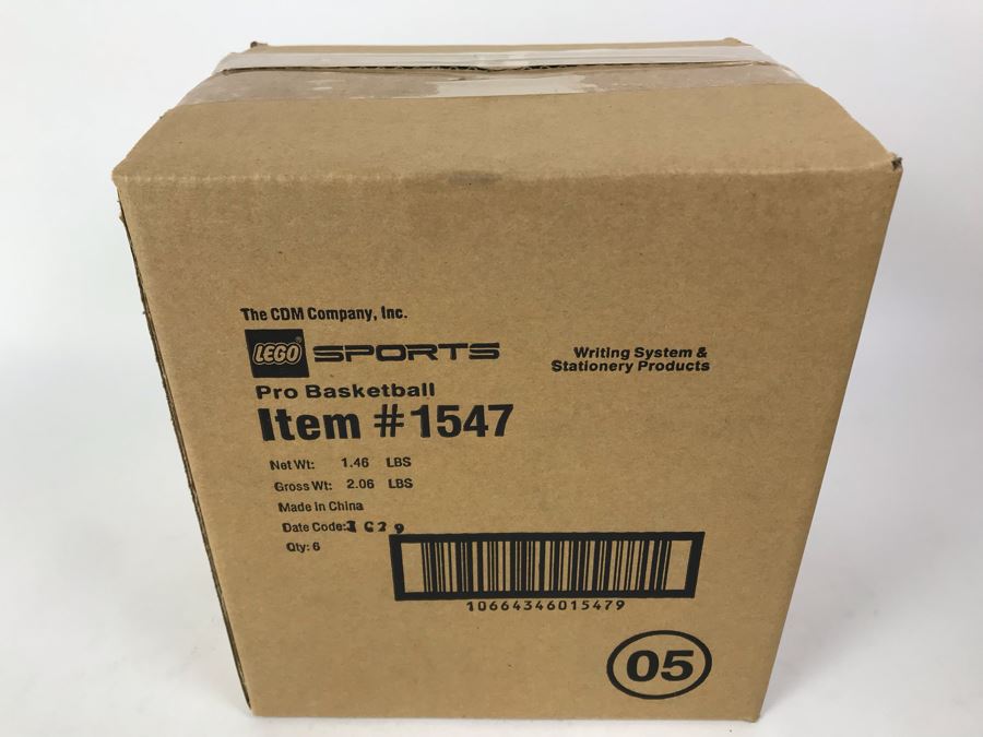 Sealed Box Of New 2003 LEGO Sports Pro Basketball Writing System Pens By The CDM Company - 6 Pens [Photo 2]