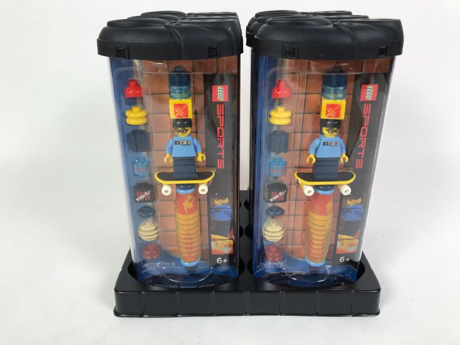 New 2003 LEGO Sports Skateboard Girl Writing System Pens By The CDM Company - 6 Pens [Photo 4]