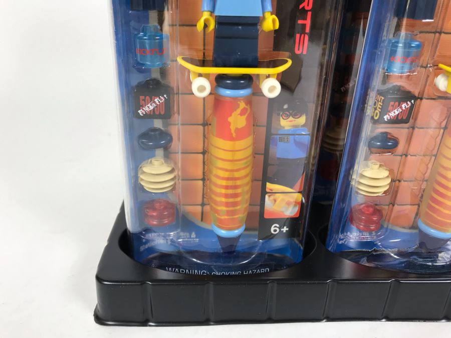 New 2003 LEGO Sports Skateboard Girl Writing System Pens By The CDM Company - 6 Pens [Photo 6]