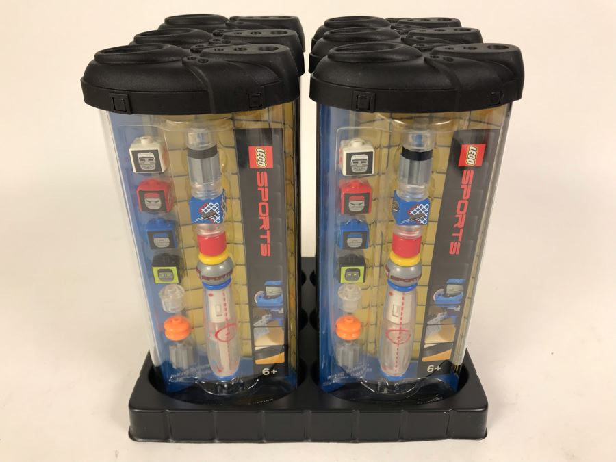 New 2003 LEGO Sports Hockey Writing System Pens By The CDM Company - 6 Pens [Photo 2]