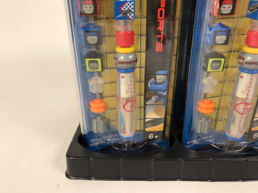 New 2003 LEGO Sports Hockey Writing System Pens By The CDM Company - 6 Pens [Photo 5]