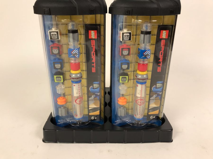 New 2003 LEGO Sports Hockey Writing System Pens By The CDM Company - 6 Pens [Photo 3]