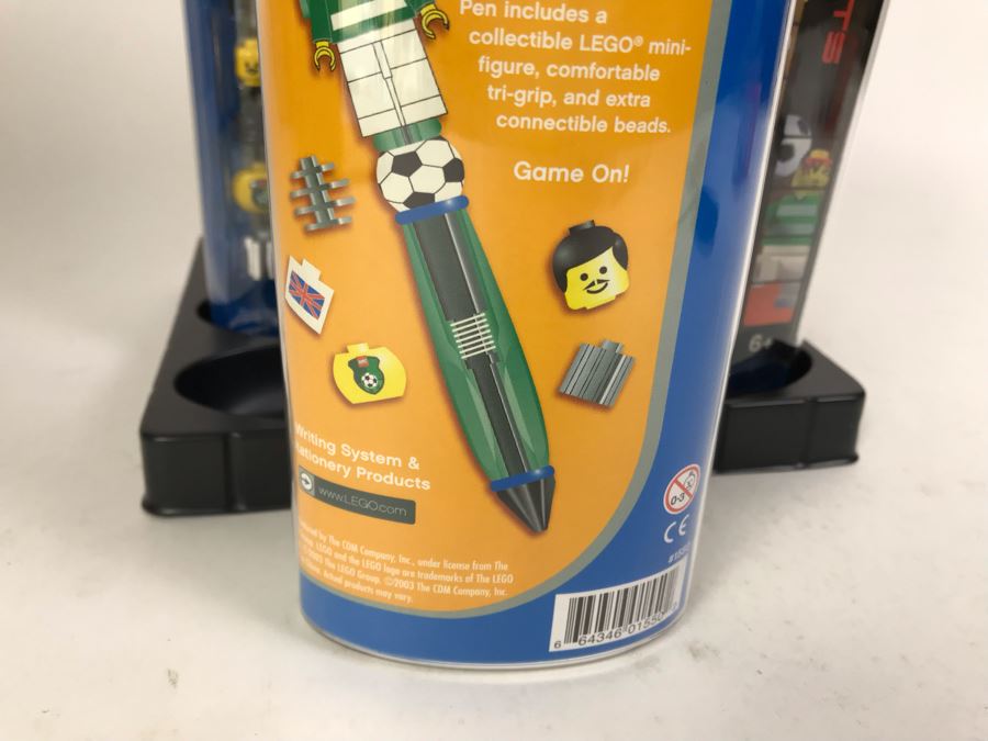 New 2003 LEGO Sports Soccer Boy Writing System Pens By The CDM Company - 6 Pens [Photo 8]