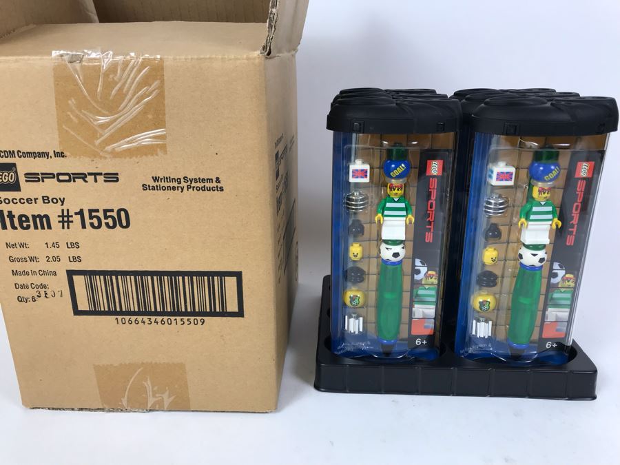 New 2003 LEGO Sports Soccer Boy Writing System Pens By The CDM Company - 6 Pens [Photo 11]