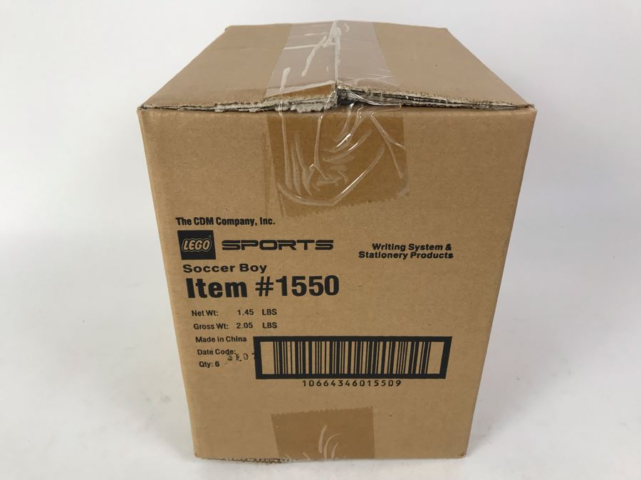 Sealed Box Of New 2003 LEGO Sports Soccer Boy Writing System Pens By The CDM Company - 6 Pens [Photo 4]