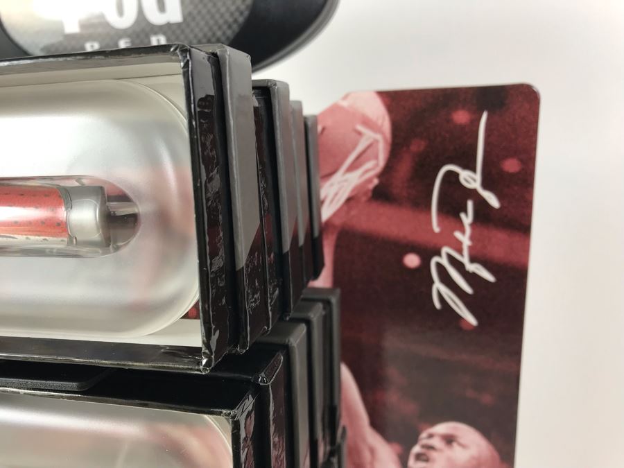New Michael Jordan Upper Deck Collectibles Signature Series Limited Edition Individually Numbered Collectible Memorabilia Pod Pens With Merchandiser Store Display By The CDM Company - 24 Michael Jordan Pens [Photo 5]