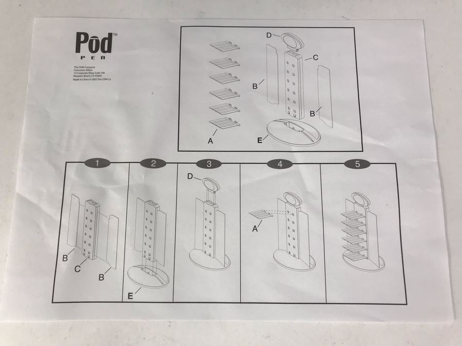 New Michael Jordan Upper Deck Collectibles Signature Series Limited Edition Individually Numbered Collectible Memorabilia Pod Pens With Merchandiser Store Display By The CDM Company - 24 Michael Jordan Pens [Photo 14]