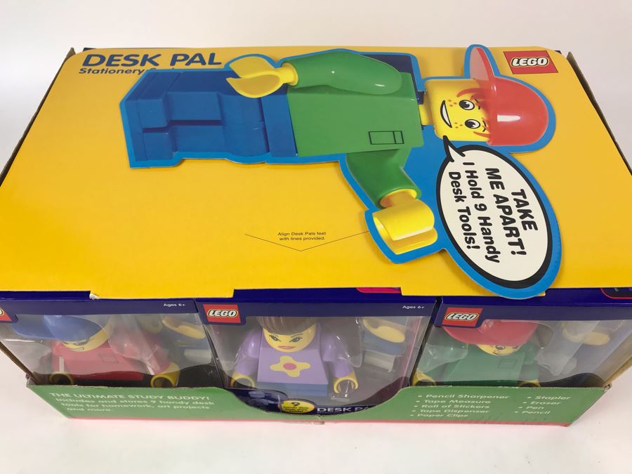 New 2002 LEGO Desk Pal Stationery System Merchandiser Store Display By The CDM Company - 12 Desk Pals [Photo 13]