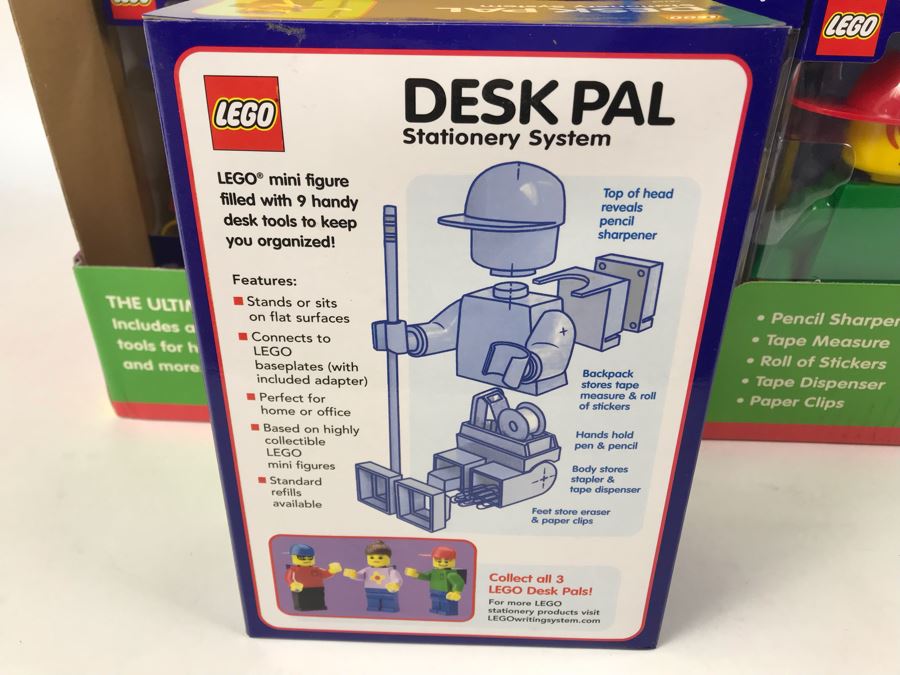 New 2002 LEGO Desk Pal Stationery System Merchandiser Store Display By The CDM Company - 12 Desk Pals [Photo 10]