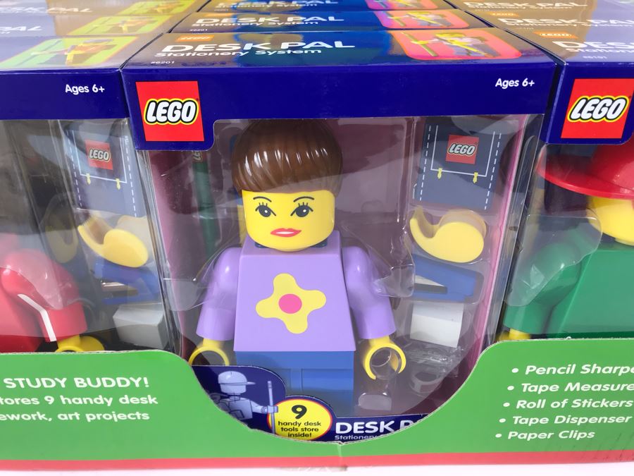New 2002 LEGO Desk Pal Stationery System Merchandiser Store Display By The CDM Company - 12 Desk Pals [Photo 5]