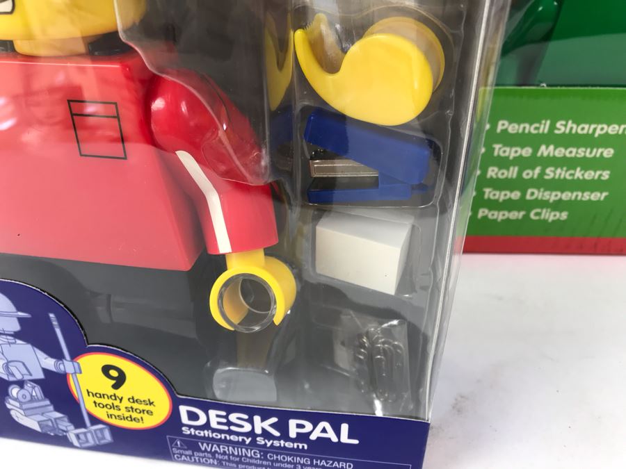 New 2002 LEGO Desk Pal Stationery System Merchandiser Store Display By The CDM Company - 12 Desk Pals [Photo 9]