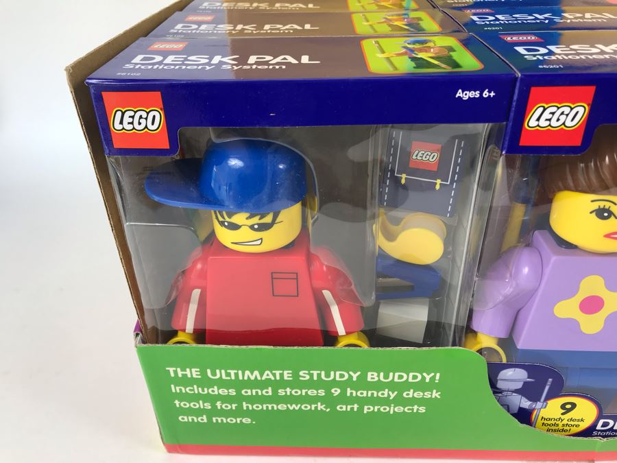 New 2002 LEGO Desk Pal Stationery System Merchandiser Store Display By The CDM Company - 12 Desk Pals [Photo 6]