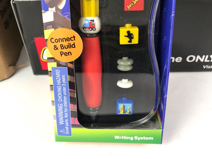 New 2002 LEGO Writing System Pens Merchandiser Store Display: Jack Stone Pens, Racers Pens, Belville Pens, Alpha Team Pens By The CDM Company - 24 Pens [Photo 8]
