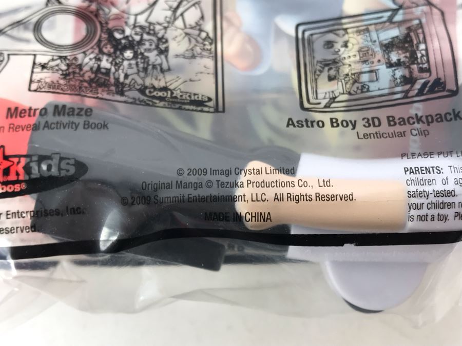 New Carl's Jr. Astro Boy Promotional Items Including Mini Banner, Window Cling And (24) Happy Meal Astro Boy Toys [Photo 25]