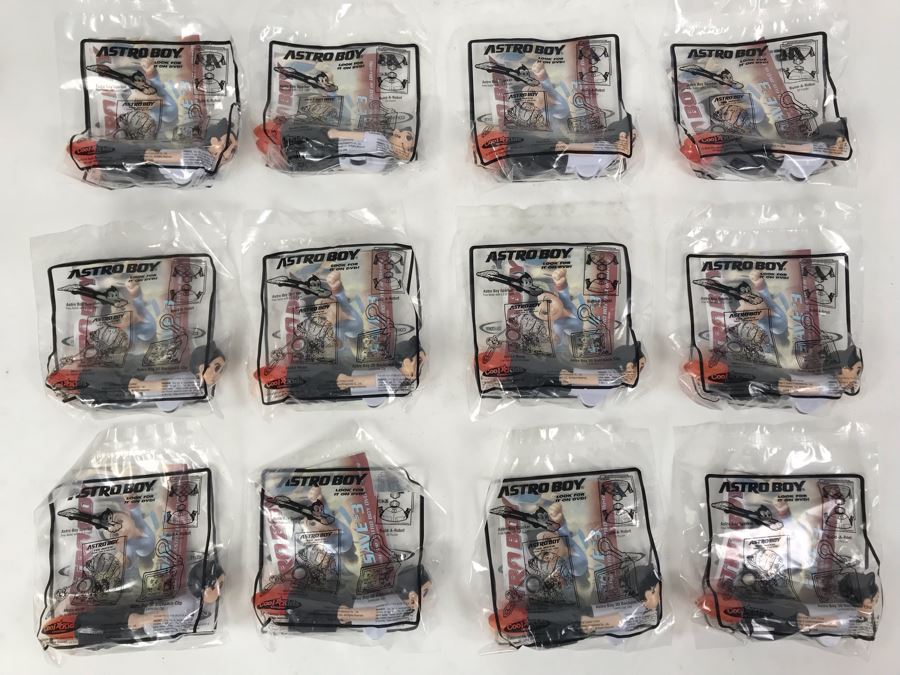 New Carl's Jr. Astro Boy Promotional Items Including Mini Banner, Window Cling And (24) Happy Meal Astro Boy Toys [Photo 22]