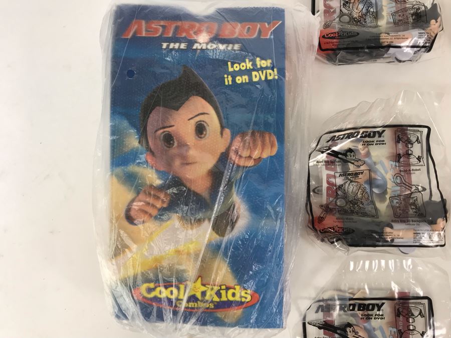 New Carl's Jr. Astro Boy Promotional Items Including Mini Banner, Window Cling And (24) Happy Meal Astro Boy Toys [Photo 19]