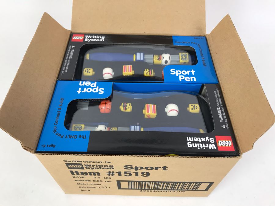 New 2001 LEGO Sports Pen Writing System Pens By The CDM Company - 6 Pens [Photo 2]