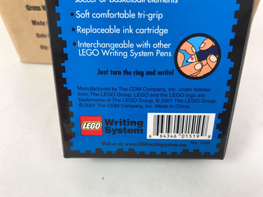 New 2001 LEGO Sports Pen Writing System Pens By The CDM Company - 6 Pens [Photo 8]