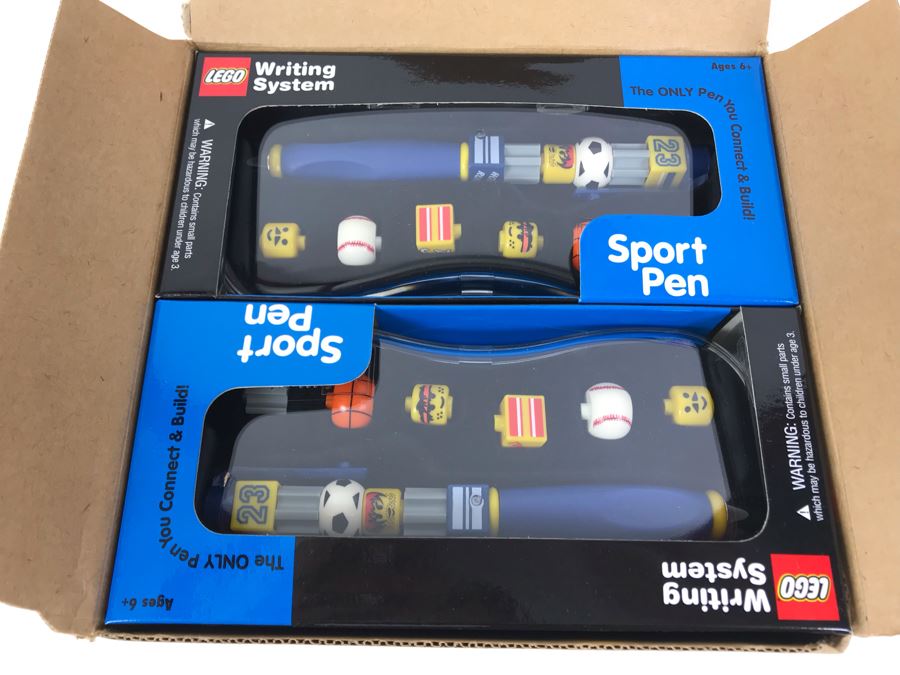 New 2001 LEGO Sports Pen Writing System Pens By The CDM Company - 6 Pens [Photo 3]