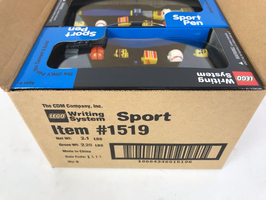 New 2001 LEGO Sports Pen Writing System Pens By The CDM Company - 6 Pens [Photo 2]