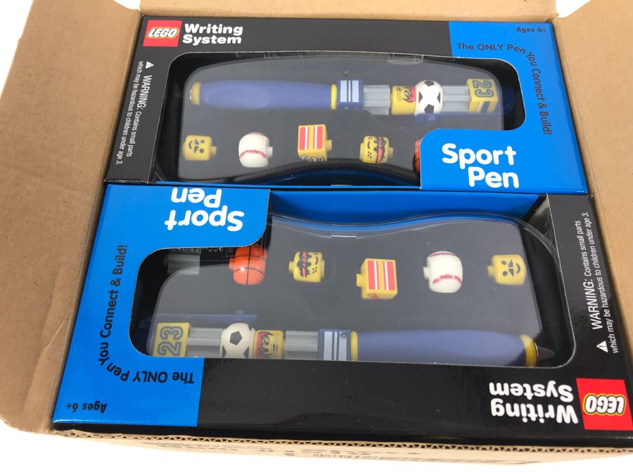New 2001 LEGO Sports Pen Writing System Pens By The CDM Company - 6 Pens [Photo 2]
