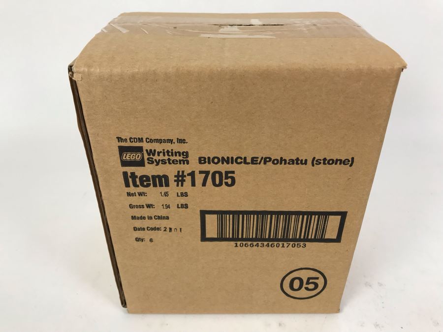 New 2001 LEGO Bionicle Pohatu Stone Writing System Pens By The CDM Company - 6 Pens [Photo 2]