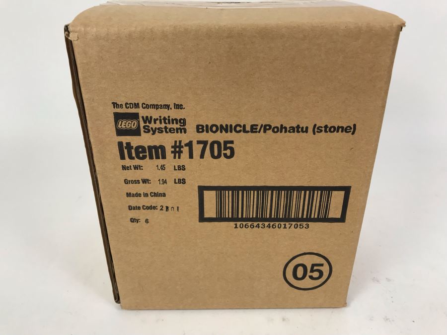 New 2001 LEGO Bionicle Pohatu Stone Writing System Pens By The CDM Company - 6 Pens [Photo 3]