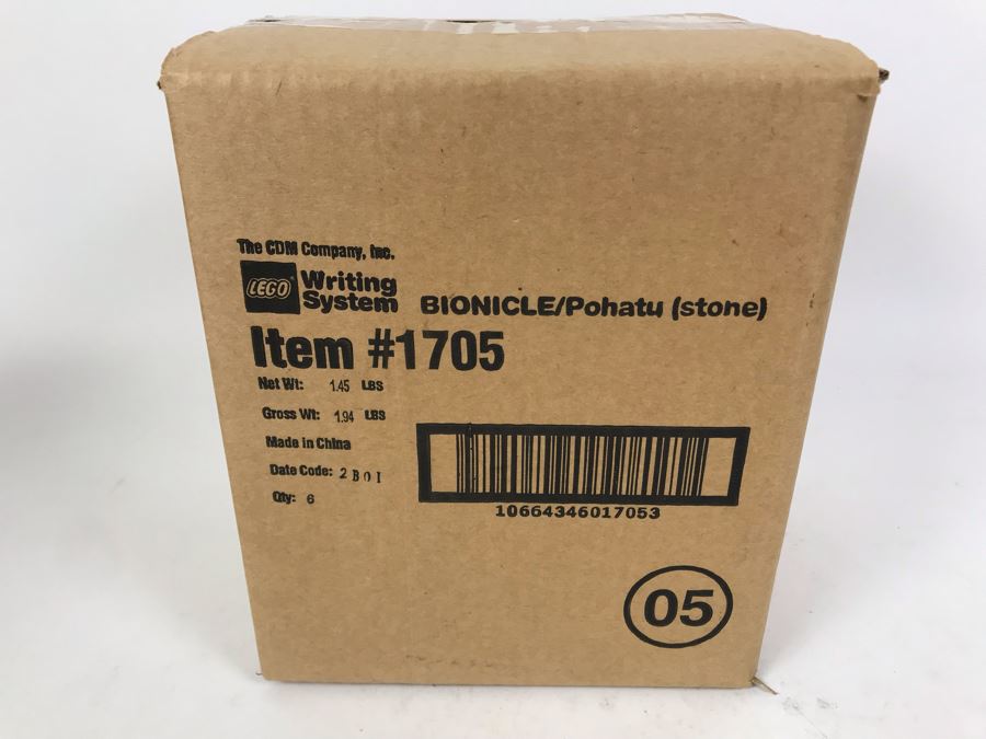 New 2001 LEGO Bionicle Pohatu Stone Writing System Pens By The CDM Company - 6 Pens [Photo 3]