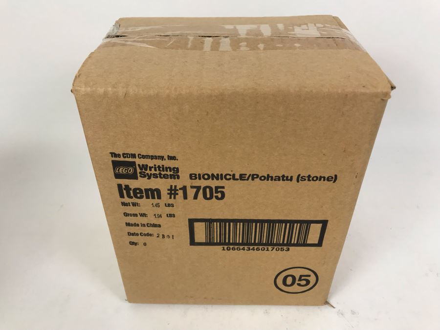 New 2001 LEGO Bionicle Pohatu Stone Writing System Pens By The CDM Company - 6 Pens [Photo 2]