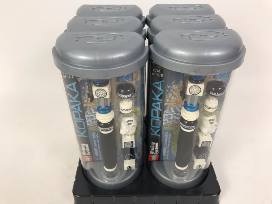 New 2001 LEGO Bionicle Kopaka Ice Writing System Pens By The CDM Company - 6 Pens [Photo 3]