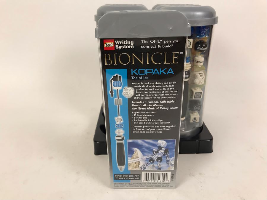New 2001 LEGO Bionicle Kopaka Ice Writing System Pens By The CDM Company - 6 Pens [Photo 7]