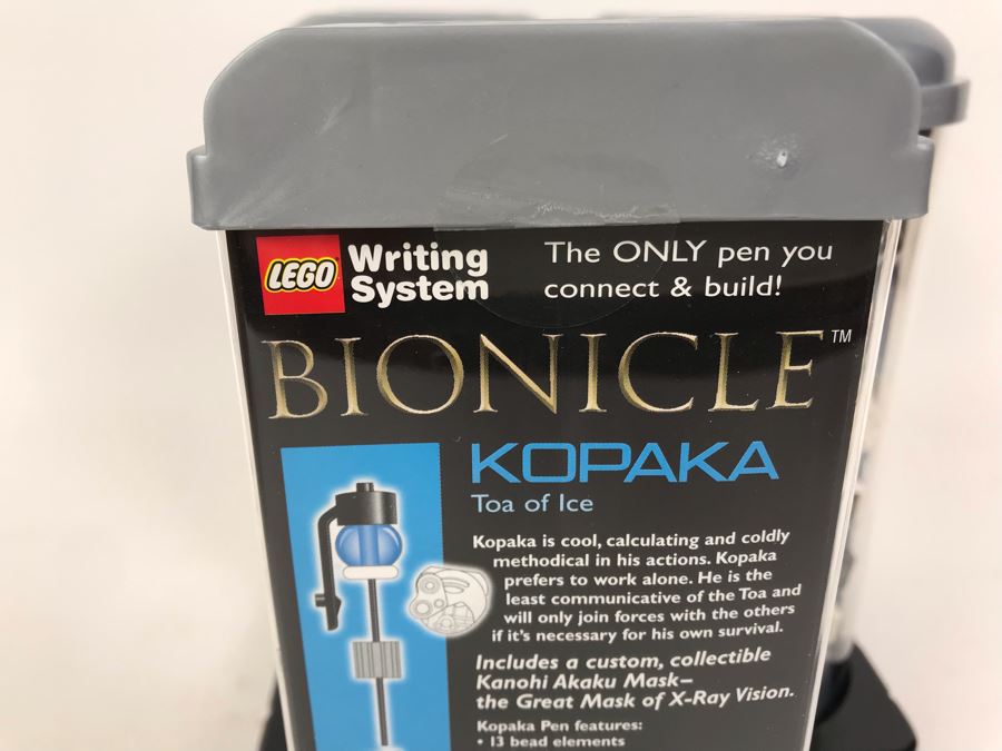 New 2001 LEGO Bionicle Kopaka Ice Writing System Pens By The CDM Company - 6 Pens [Photo 8]