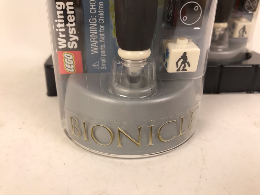 New 2001 LEGO Bionicle Kopaka Ice Writing System Pens By The CDM Company - 6 Pens [Photo 11]