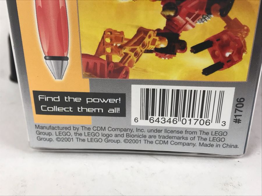 New 2001 LEGO Bionicle Tahu Fire Writing System Pens By The CDM Company - 6 Pens [Photo 10]