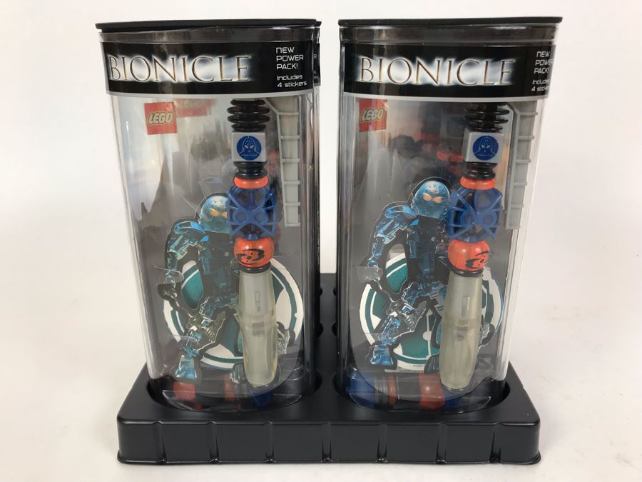 New 2004 LEGO Bionicle Nokama Water Writing System Pens By The CDM Company - 6 Pens [Photo 3]