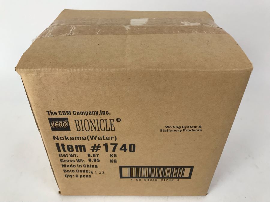 Sealed Box Of New 2004 LEGO Bionicle Nokama Water Writing System Pens By The CDM Company - 6 Pens [Photo 3]