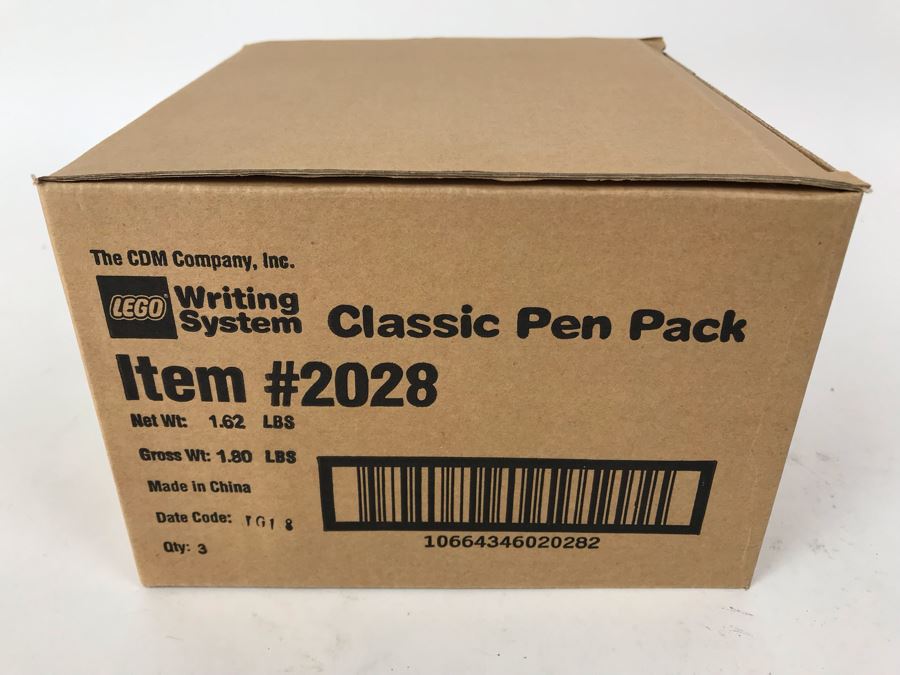 New 2000 LEGO Classic Alpha Pen Pack Writing System Pens By The CDM Company - 3 Pen Packs [Photo 9]