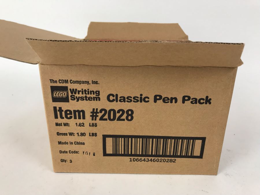 New 2000 LEGO Classic Alpha Pen Pack Writing System Pens By The CDM Company - 3 Pen Packs [Photo 4]