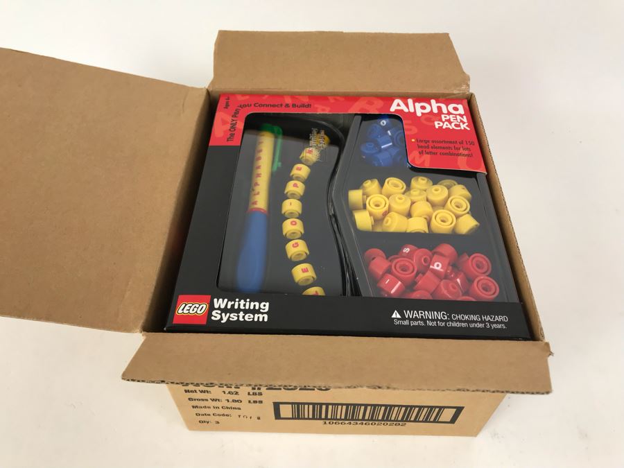 New 2000 LEGO Classic Alpha Pen Pack Writing System Pens By The CDM Company - 3 Pen Packs [Photo 2]